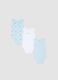 Multicolour sleeveless cotton bodysuit tripack for newborns_0