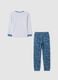Children's pyjamas in multi-coloured cotton blend regular fit_1