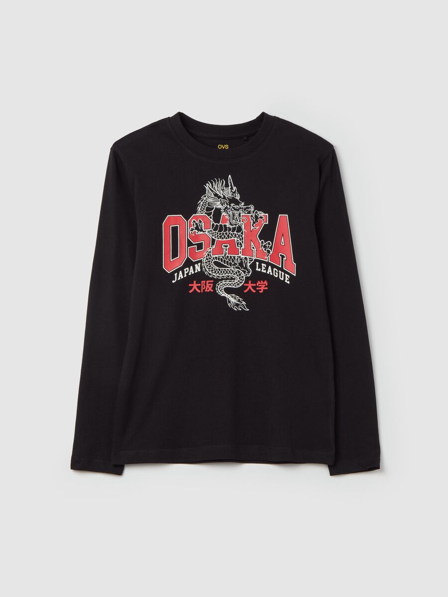 T-shirt with &ldquo;Osaka Japan League&rdquo; print_3