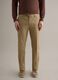 Beige Stretch Cotton Trousers Regular Fit_1