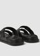 Black sandals with double strap and buckles_1