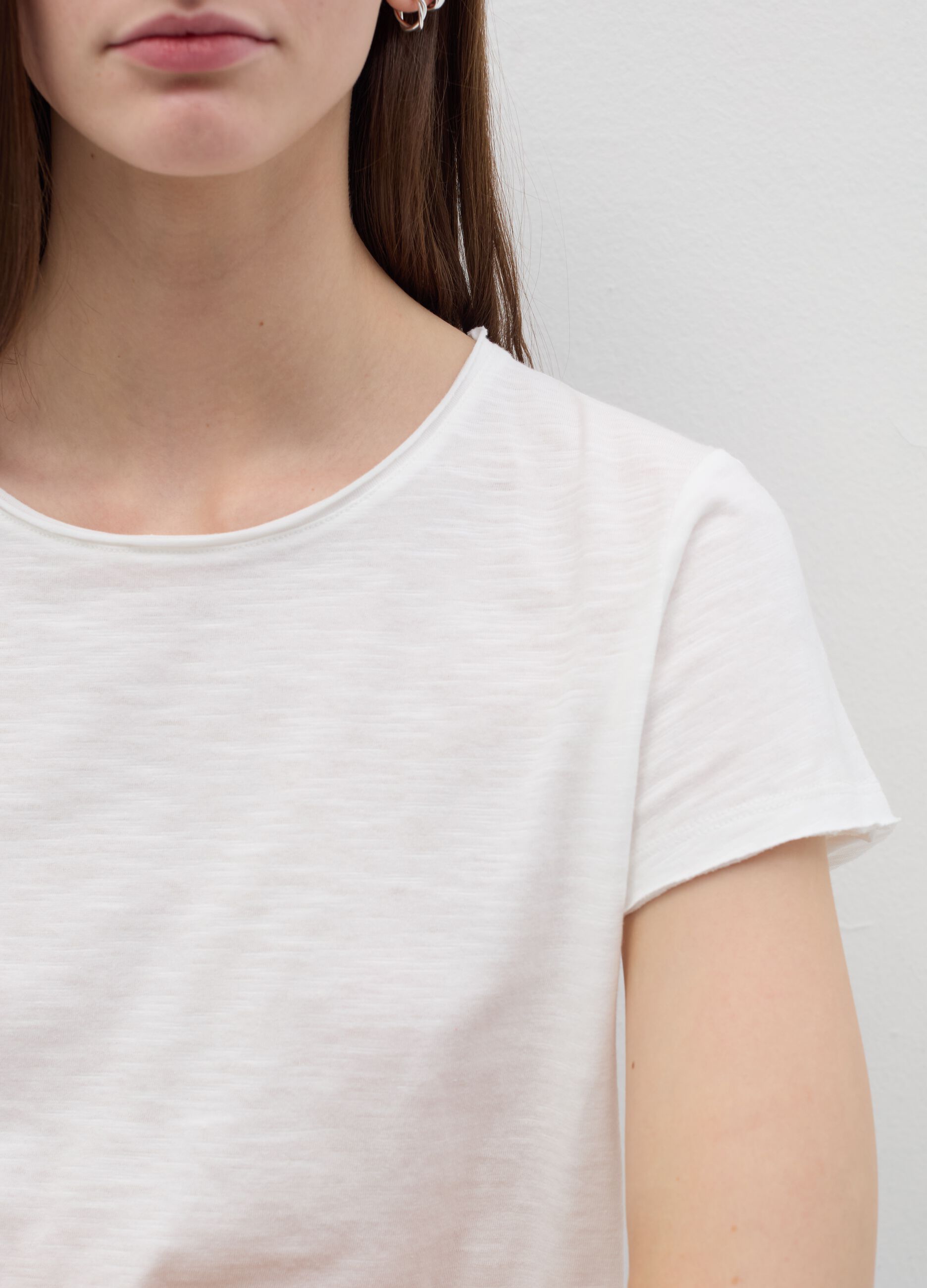Slub jersey T-shirt