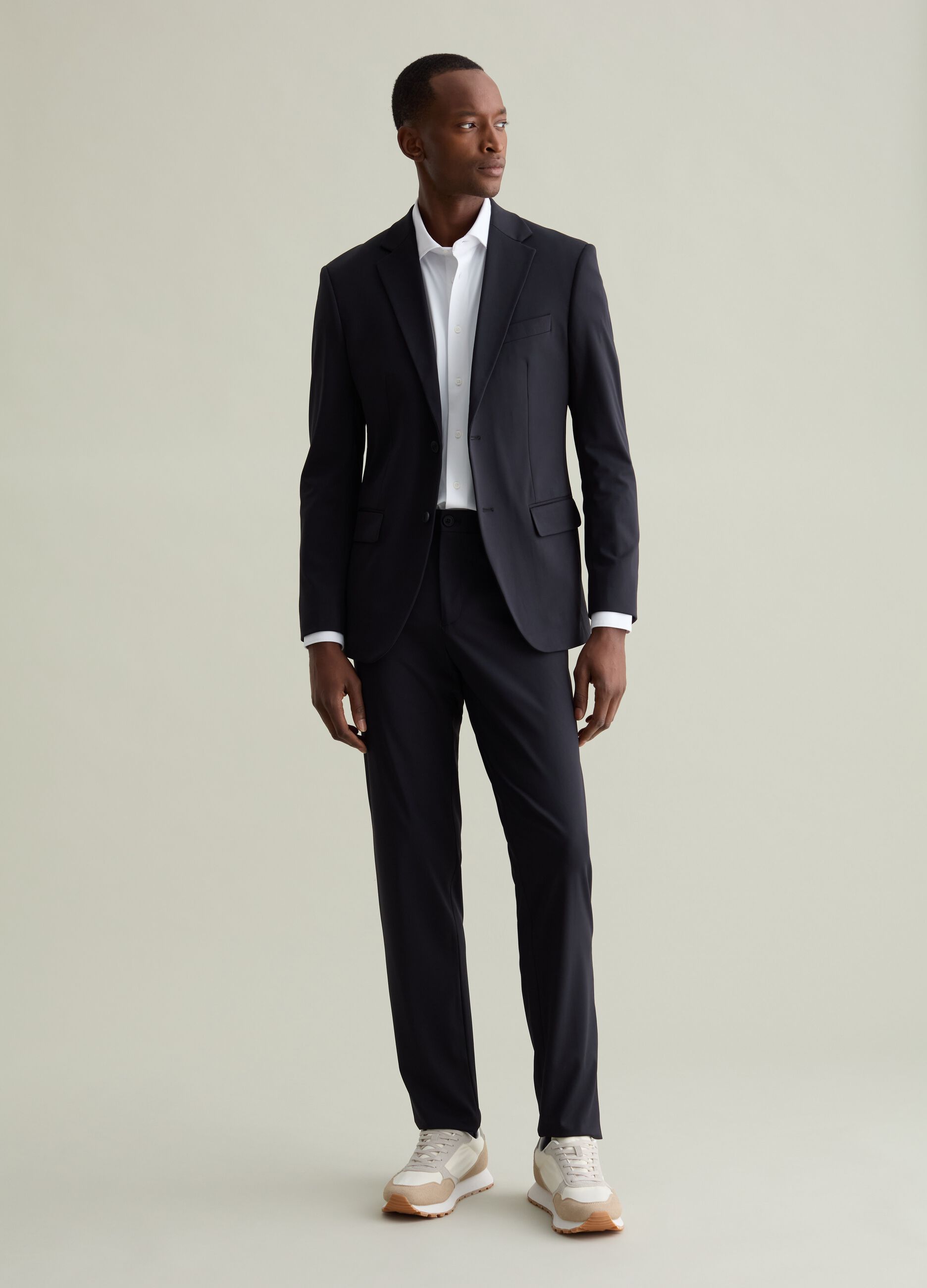 Blazer in tessuto tecnico 