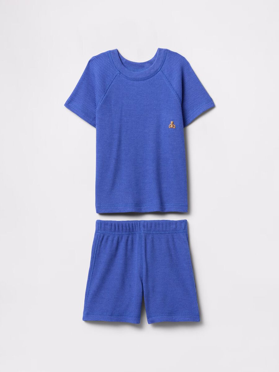 Blue set with T-shirt and shorts_1