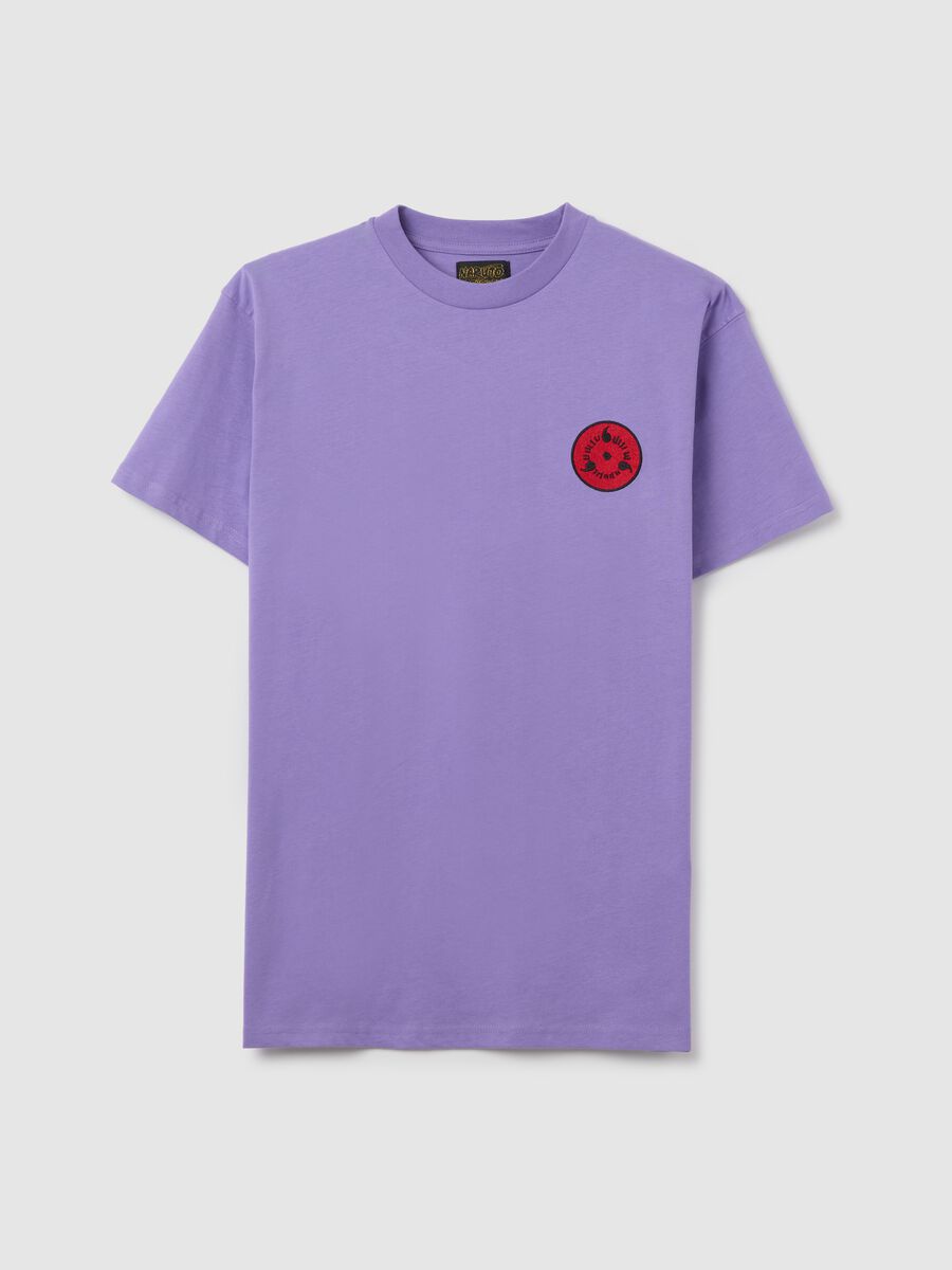 Purple Cotton Manga T-shirt_4