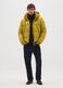 The Iconic Puffer yellow ochre jacket with removable hood_0