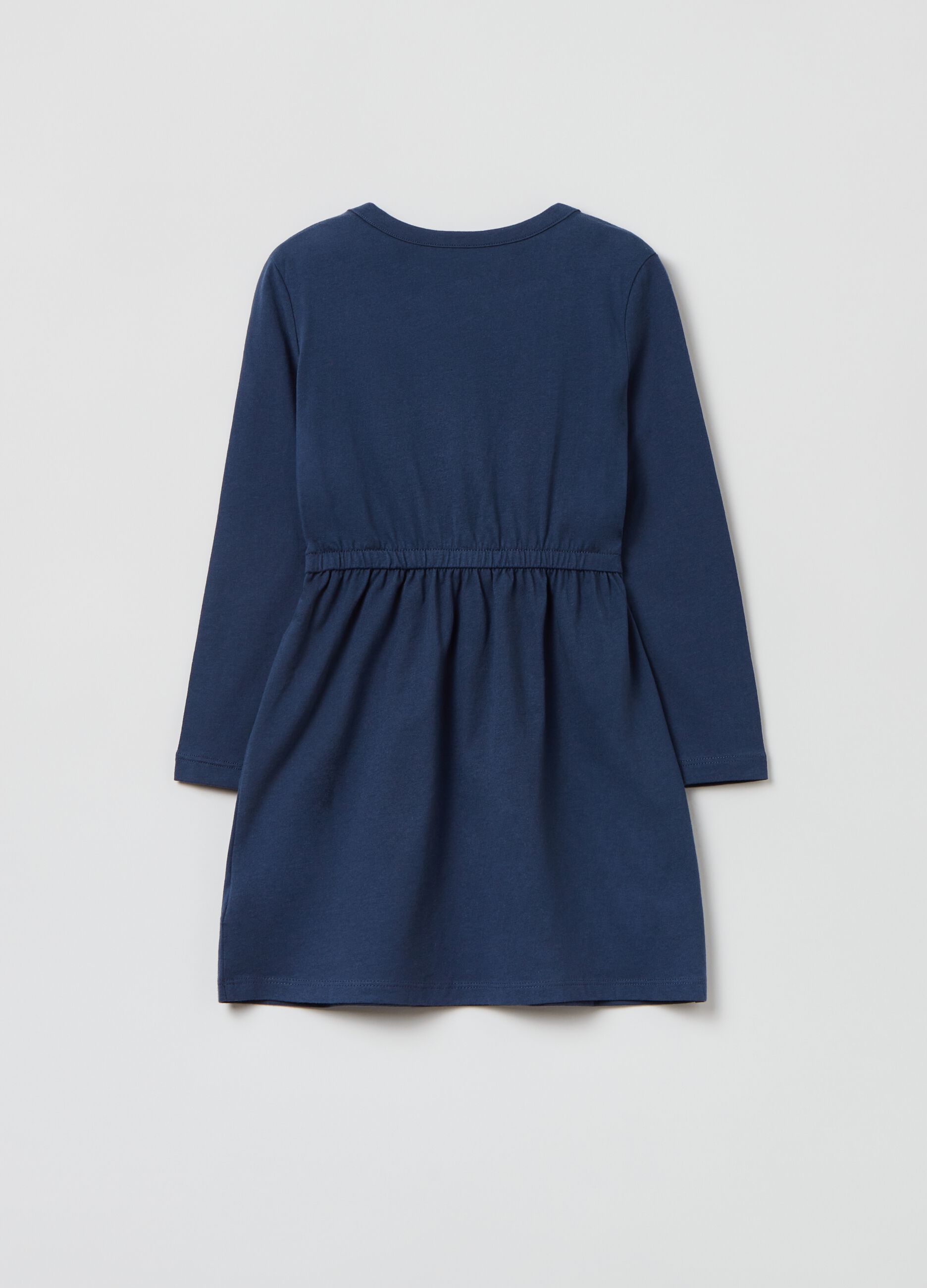 Vestito con coulisse e stampa logo