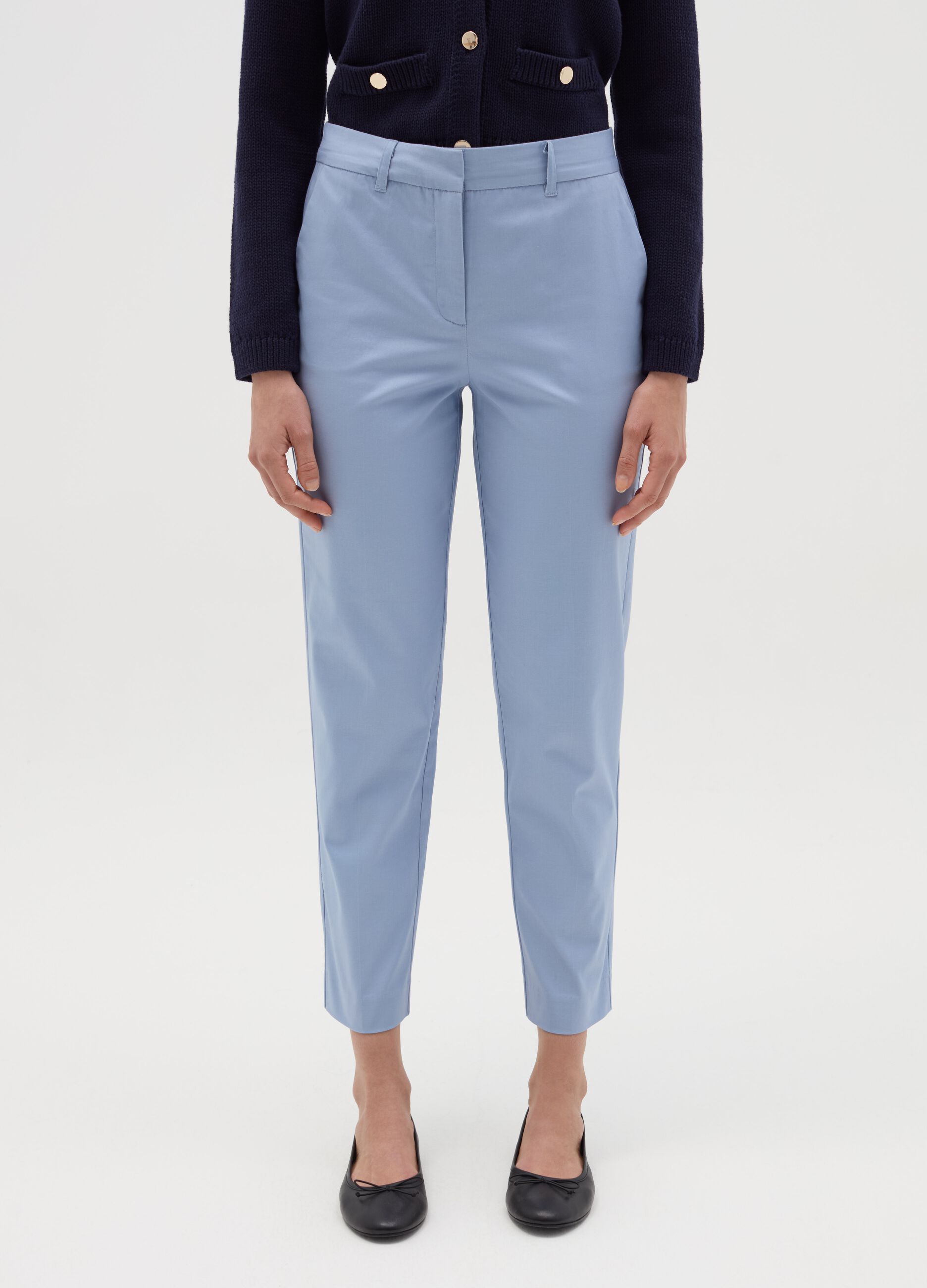 Stretch chino trousers