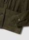 Green fringed jacket with patch pockets_1