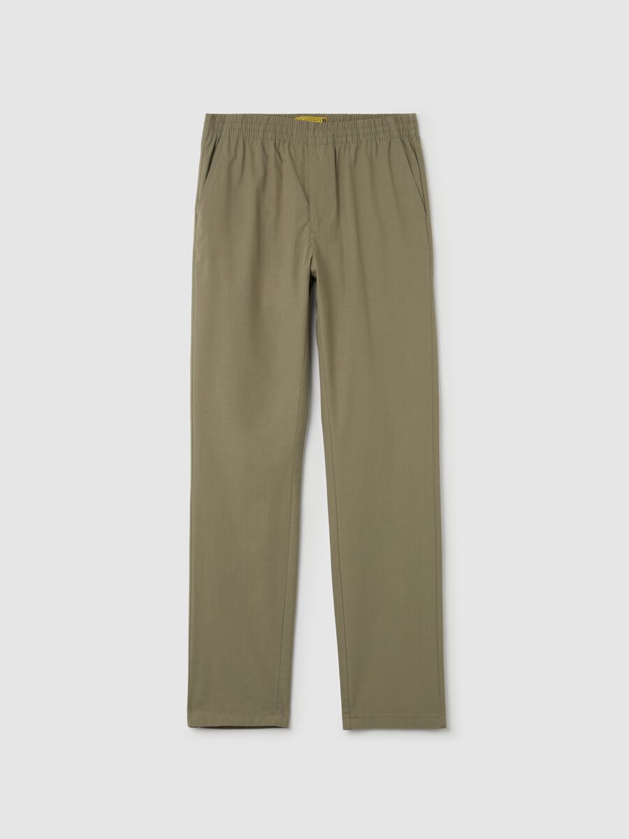 Chino joggers in cotton_4