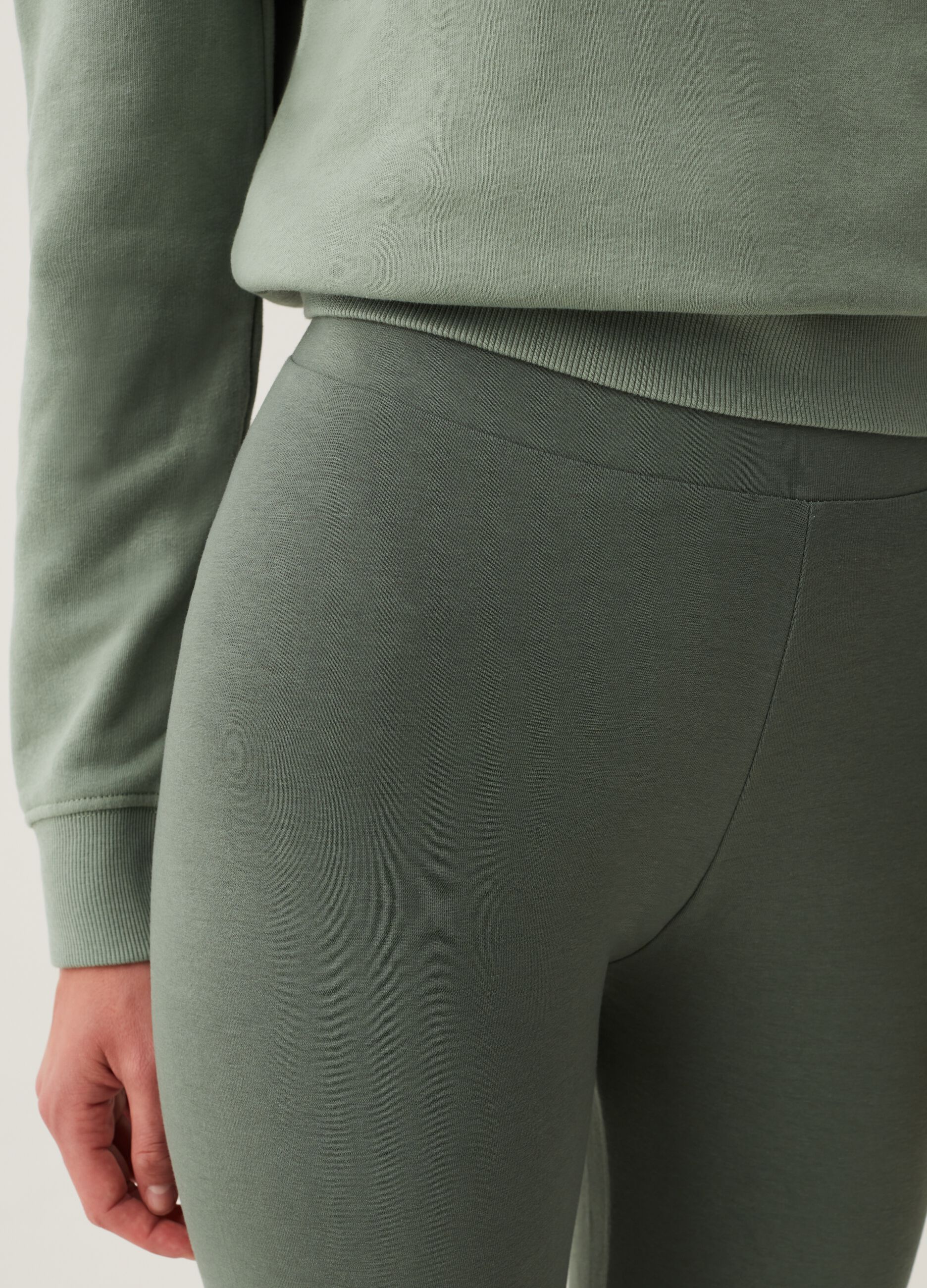 Leggings in cotone stretch_3