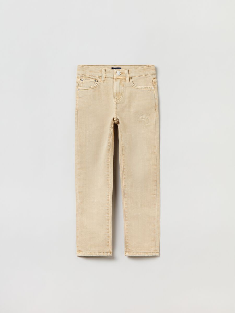 Jeans straight fit cinque tasche_3