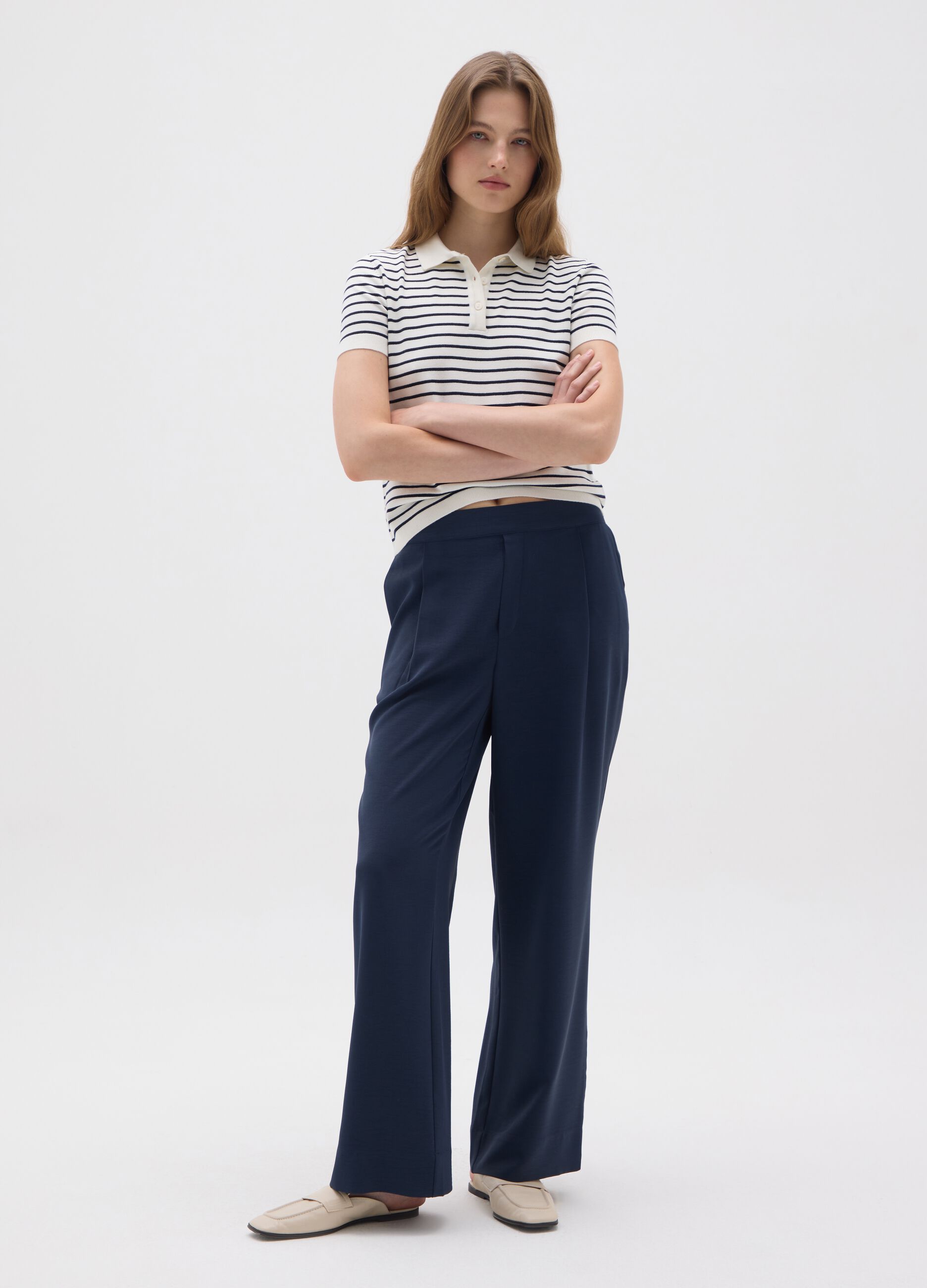 Women's Multicolour Viscose Blend Sweater