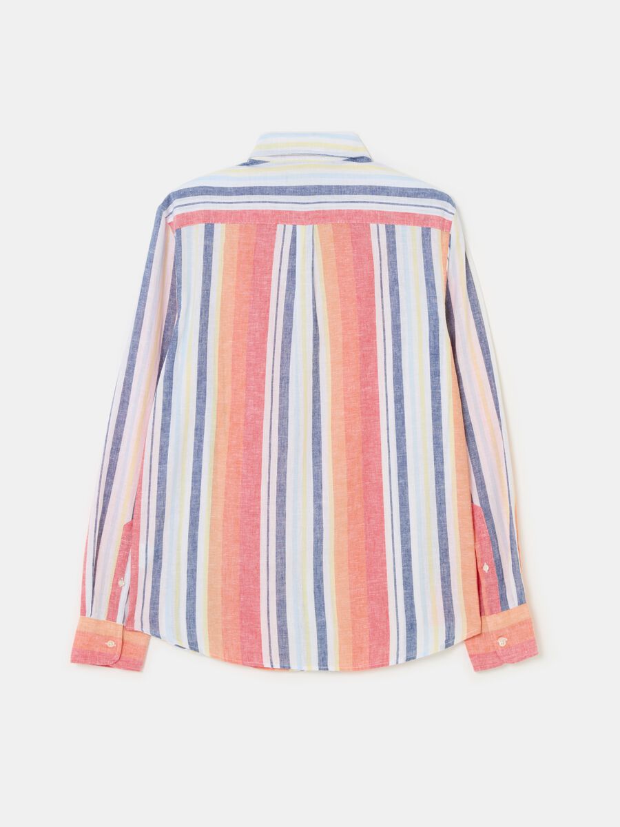 Regular-fit multicolor striped shirt_4
