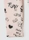 Girls' Regular Fit Pink Stretch Cotton Leggings_3
