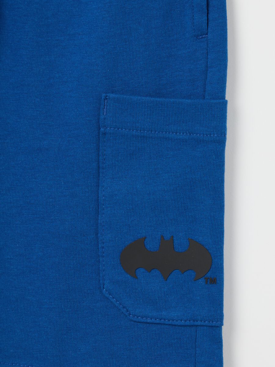 White and blue jogging set with Batman print_2
