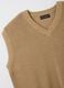 Gilet beige in cotone_5