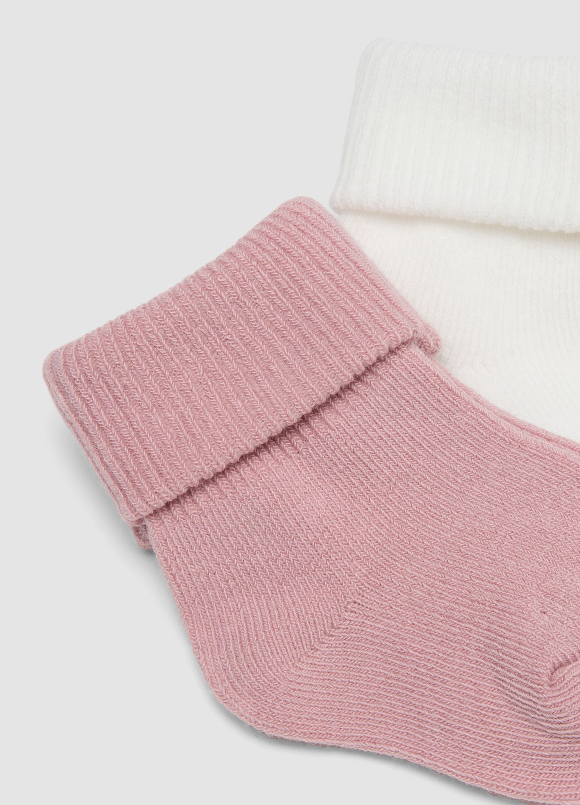 3-pack of multicolour organic cotton ankle socks for baby girls and girls