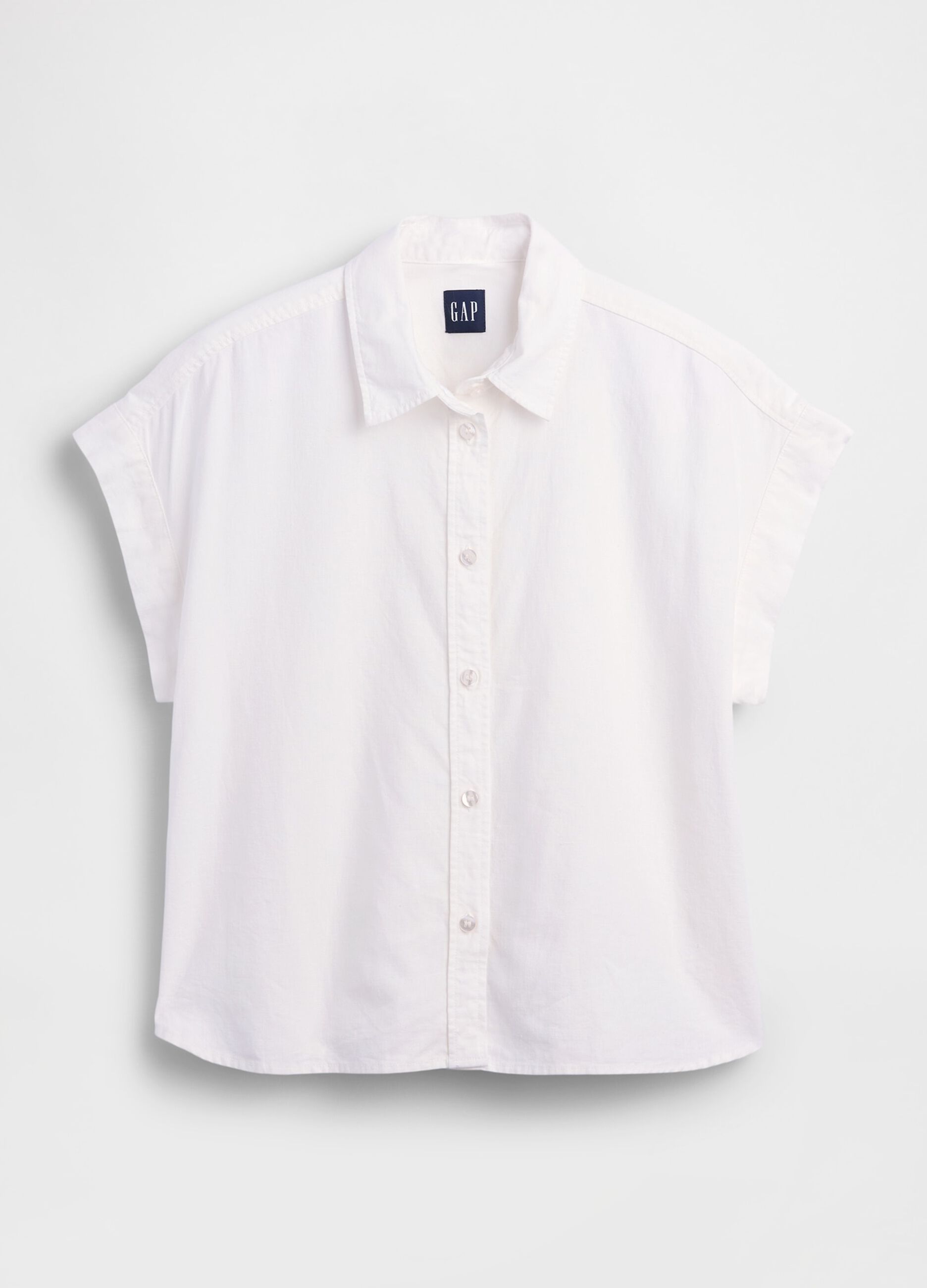 Linen blend shirt