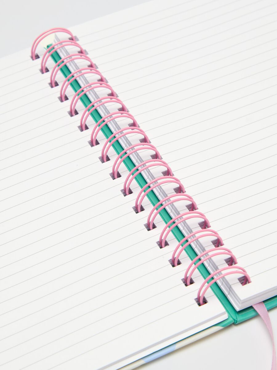 Spiral notepad with flowers print_2