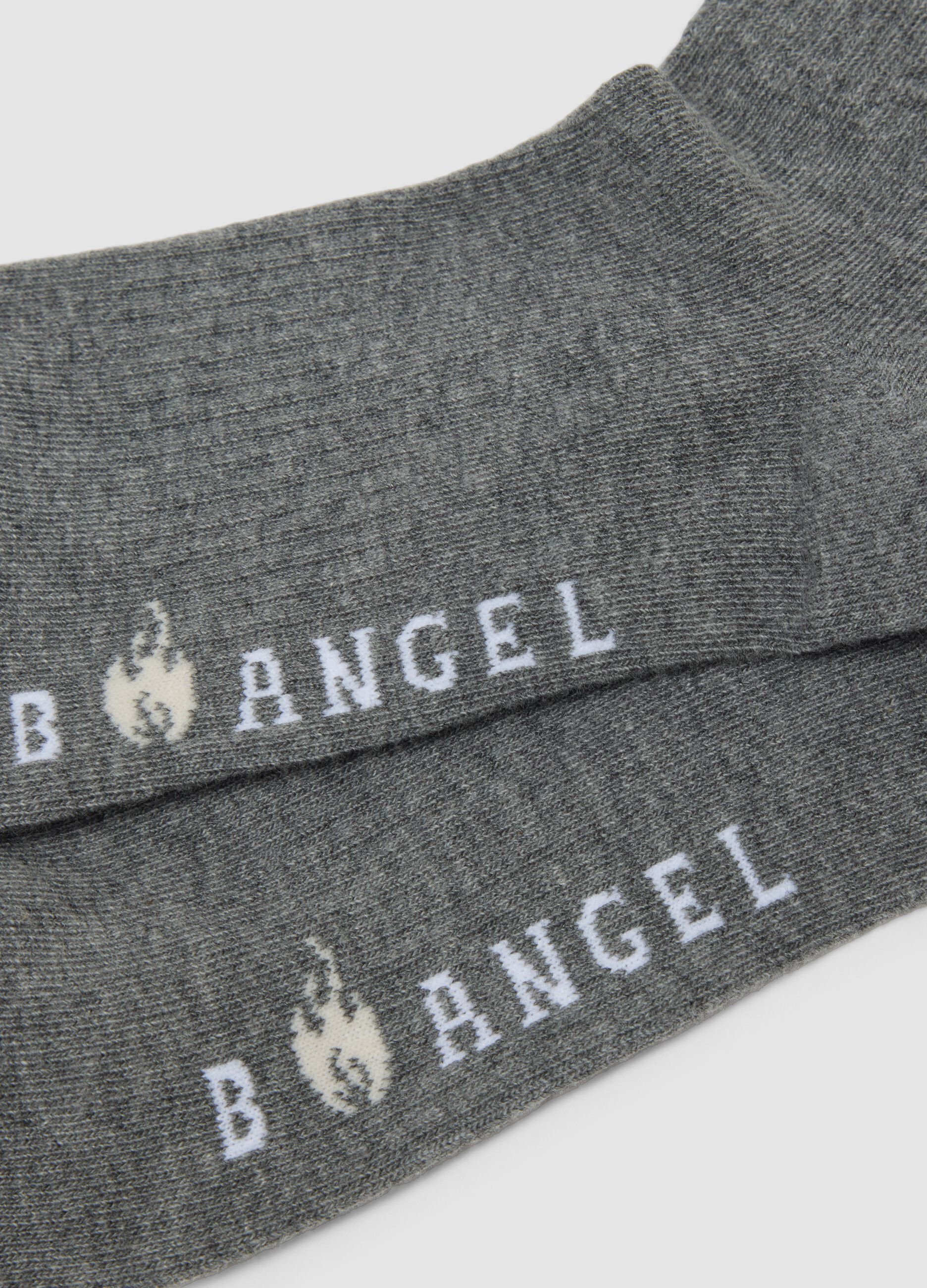 Three-pack of multicolour stretch-cotton sports socks