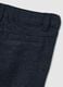 Boys' regular fit blue micro-check trousers_2