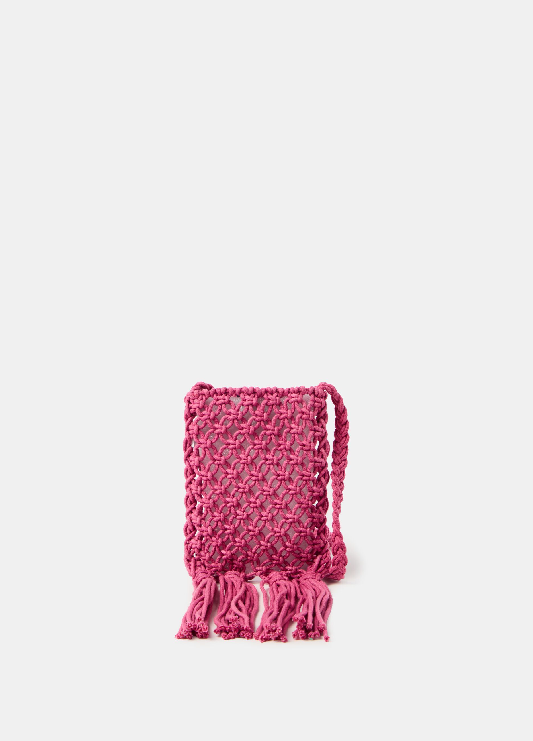 Crochet cotton bag