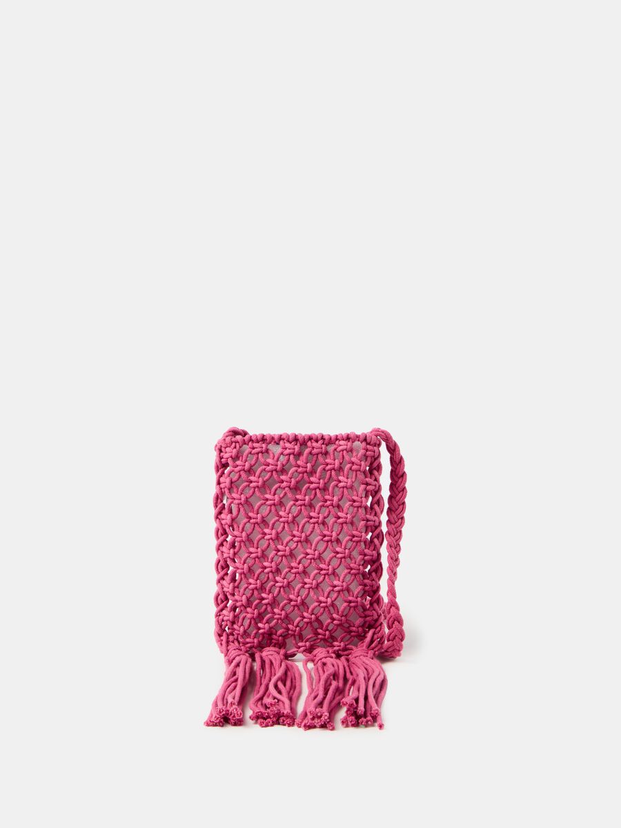 Borsetta in cotone crochet_0