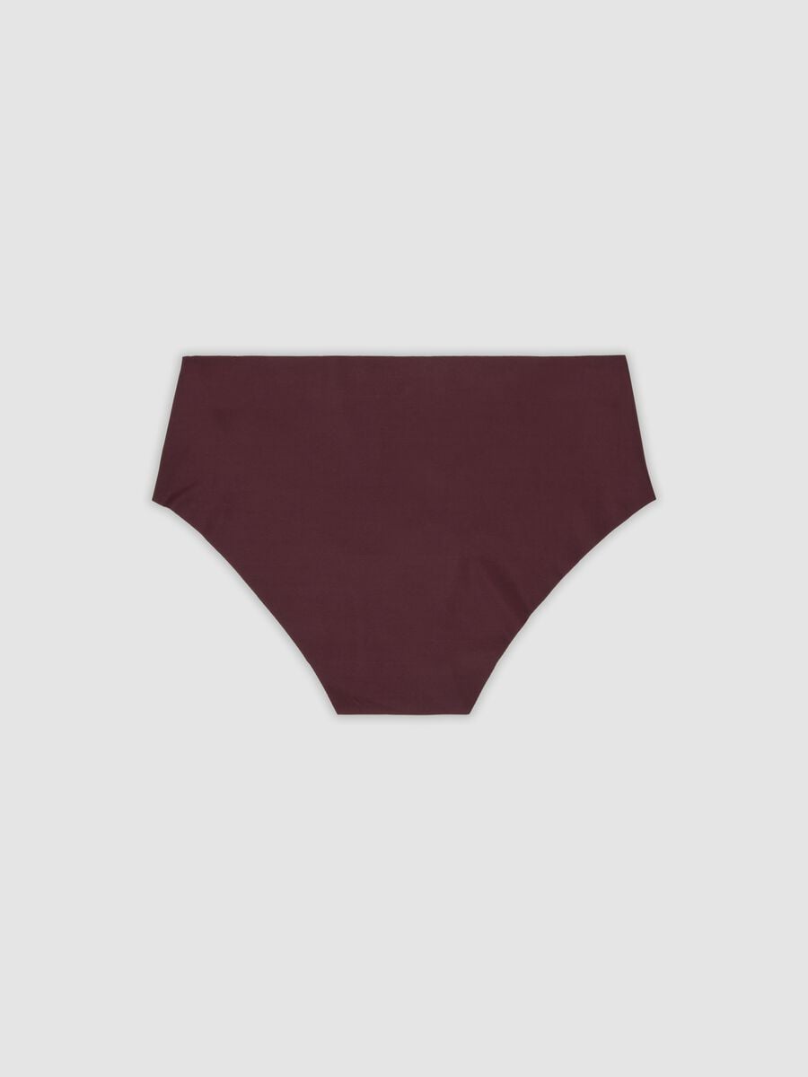 Slip hipster viola in microfibra elasticizzata con vita regular_2