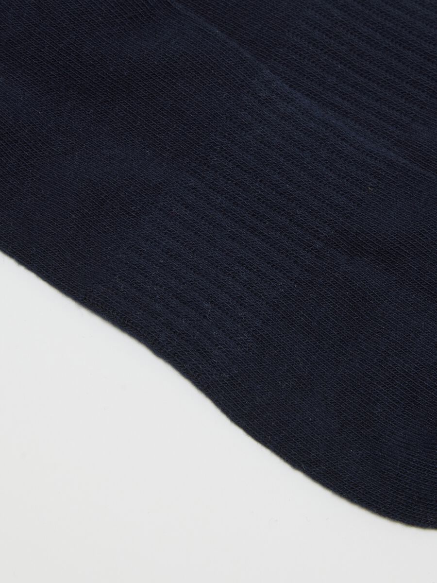 Blue Cotton Blend Sock Set_2