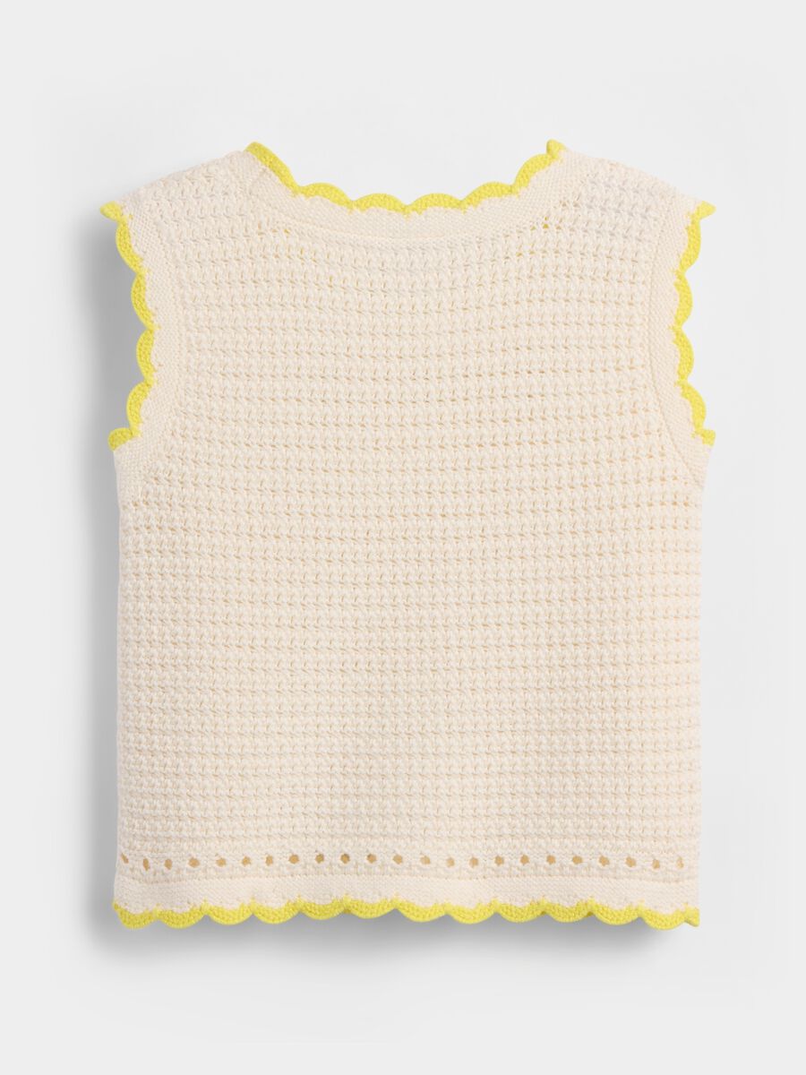 Pure cotton knit tank top_2