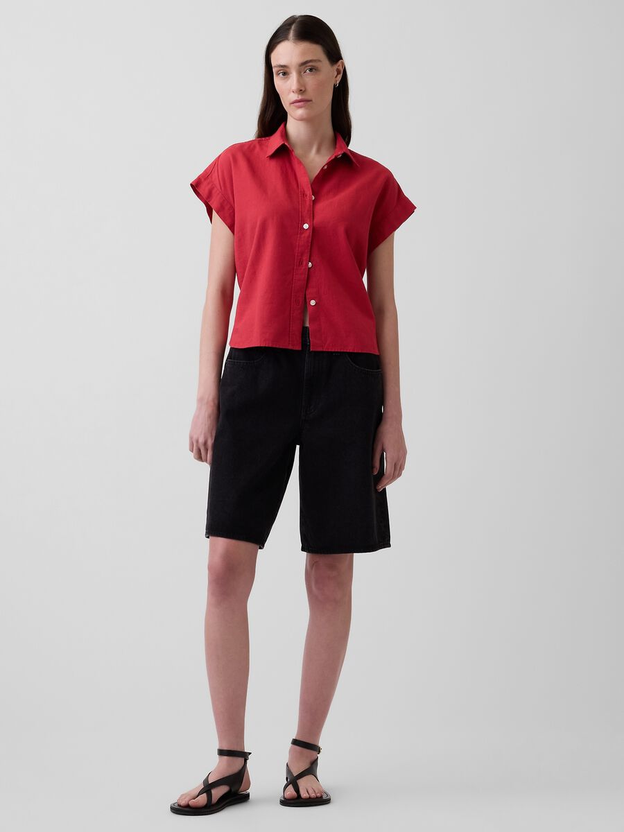 Linen-blend shirt_2