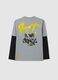 Multicolour pure cotton oversized jumper for boys_1
