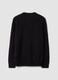 Black crew-neck jersey knit jumper, regular fit_2