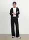 Pantaloni jogger neri baggy fit in puro cotone_0