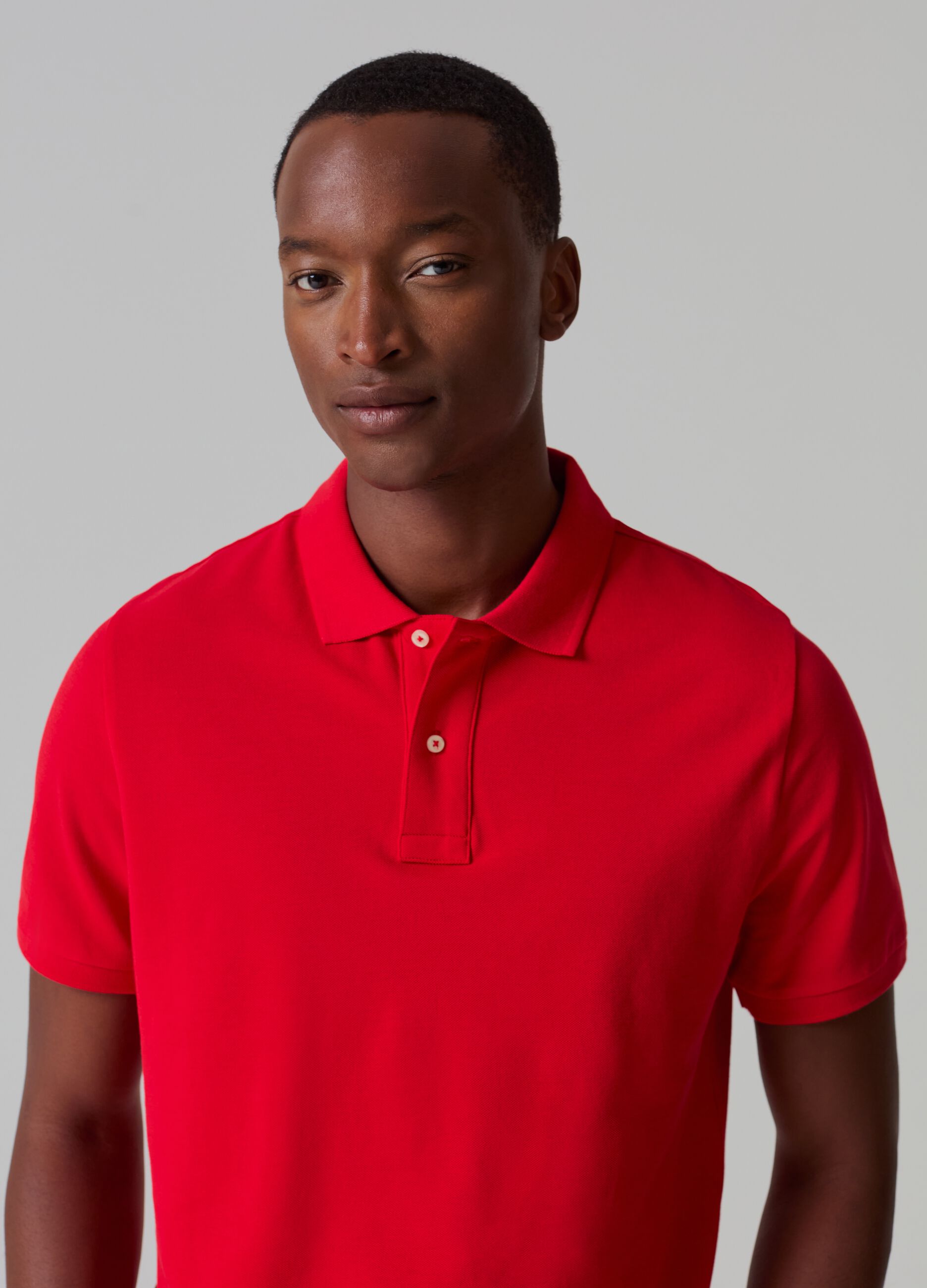 Polo in piquet di cotone Supima