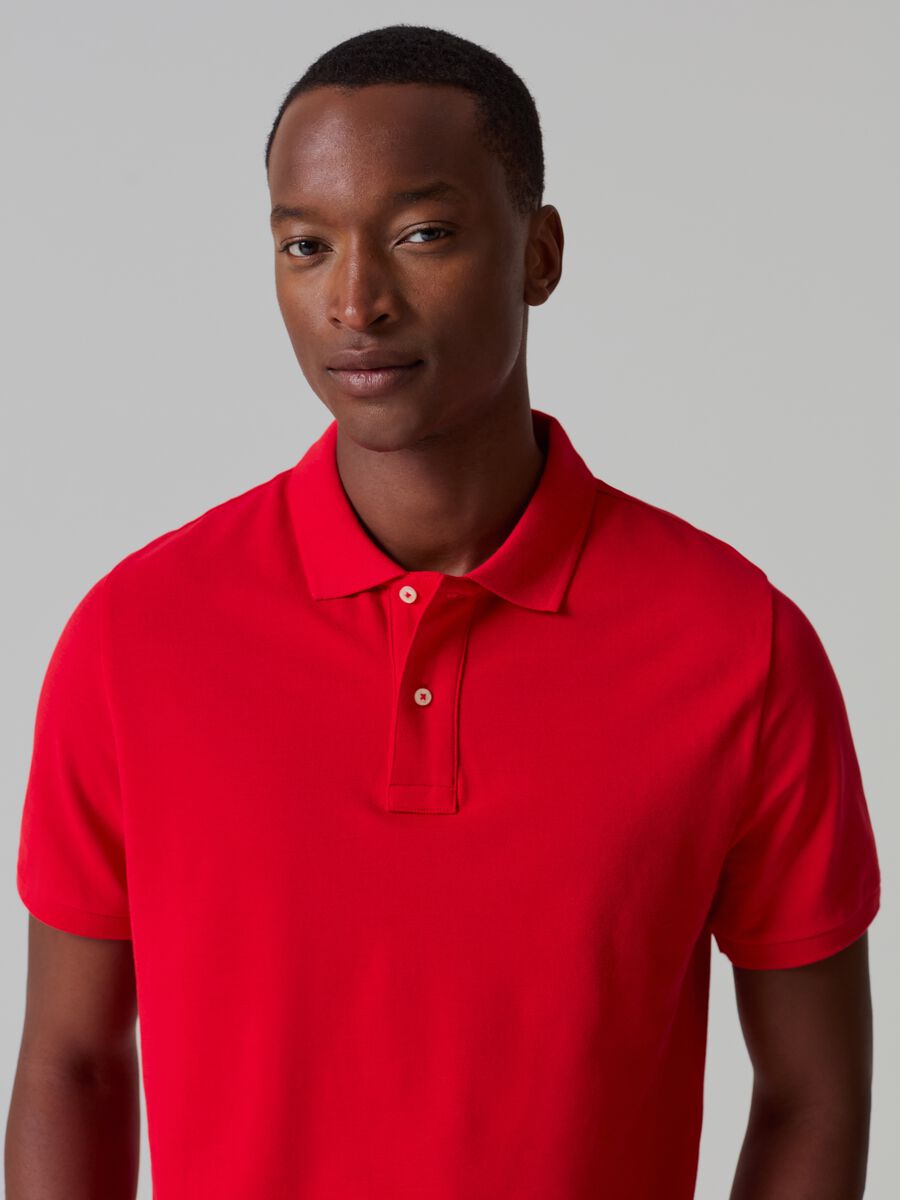 Supima cotton piquet polo shirt_1