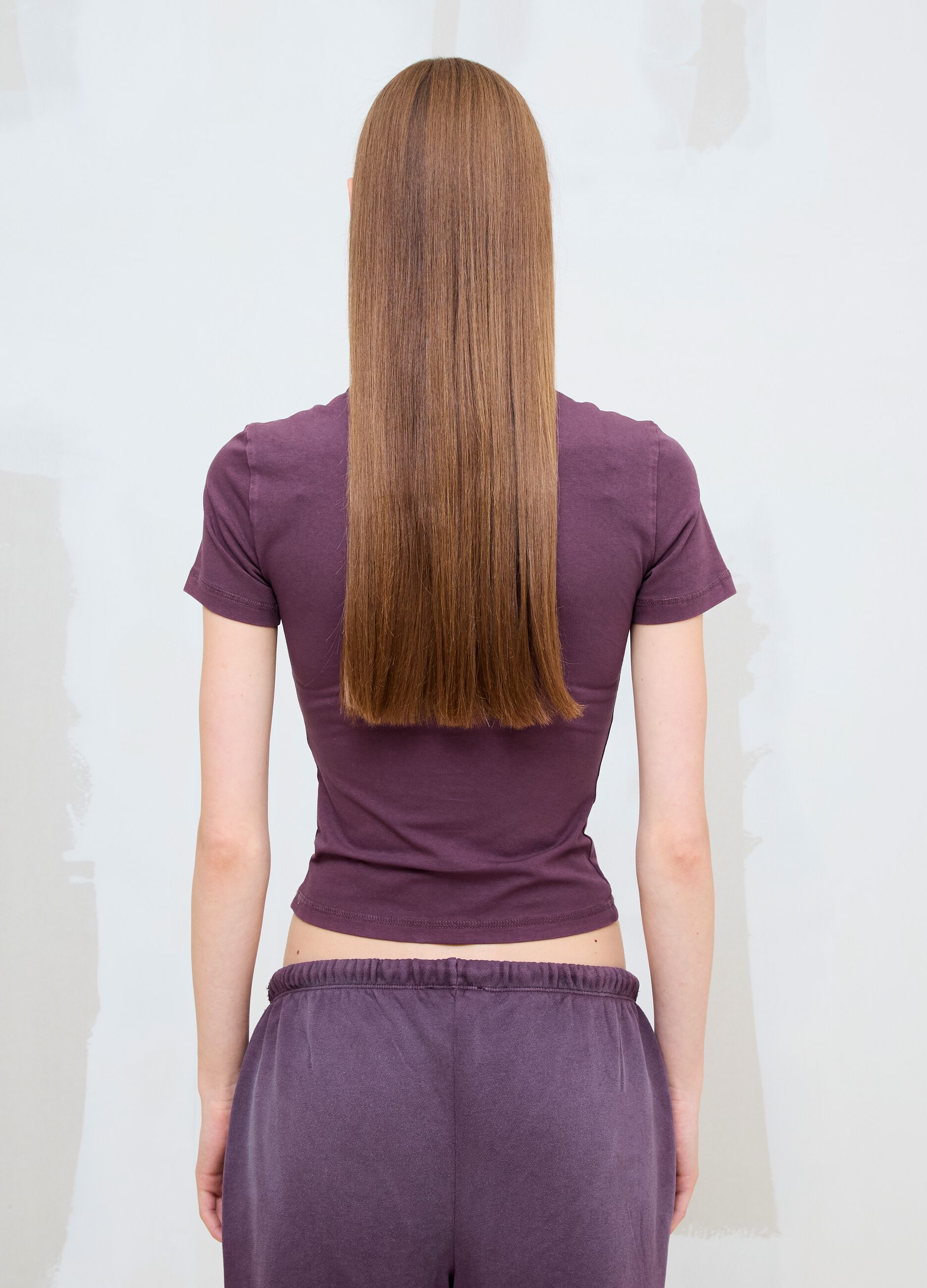 Perfect Washed Burgundy T-shirt