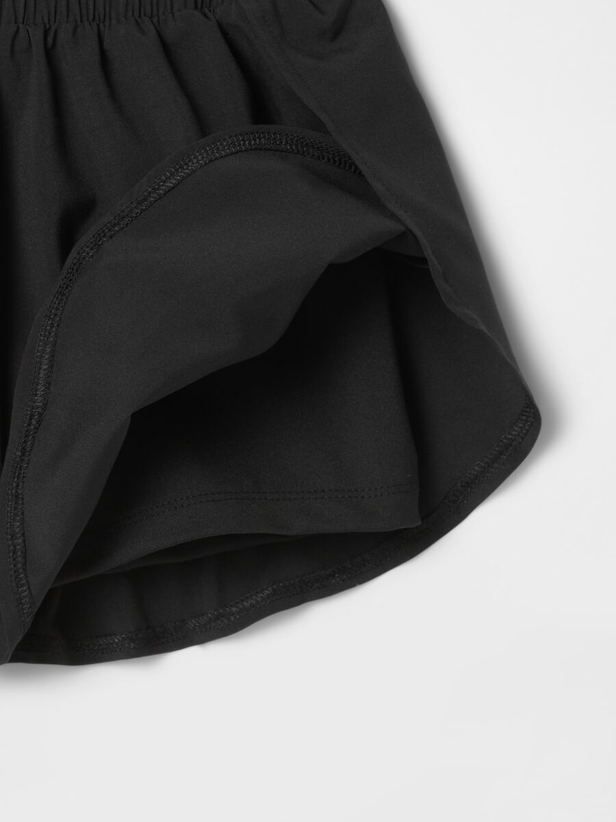 Stretch Black Shorts_4