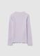Girl's purple cotton regular fit top_1