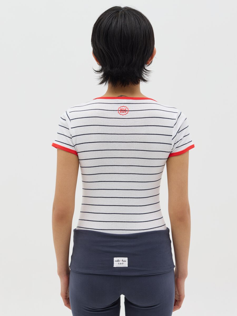 Short-sleeved white bodysuit_3