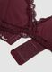 Reggiseno a triangolo viola in microfibra elasticizzata con pizzo_1