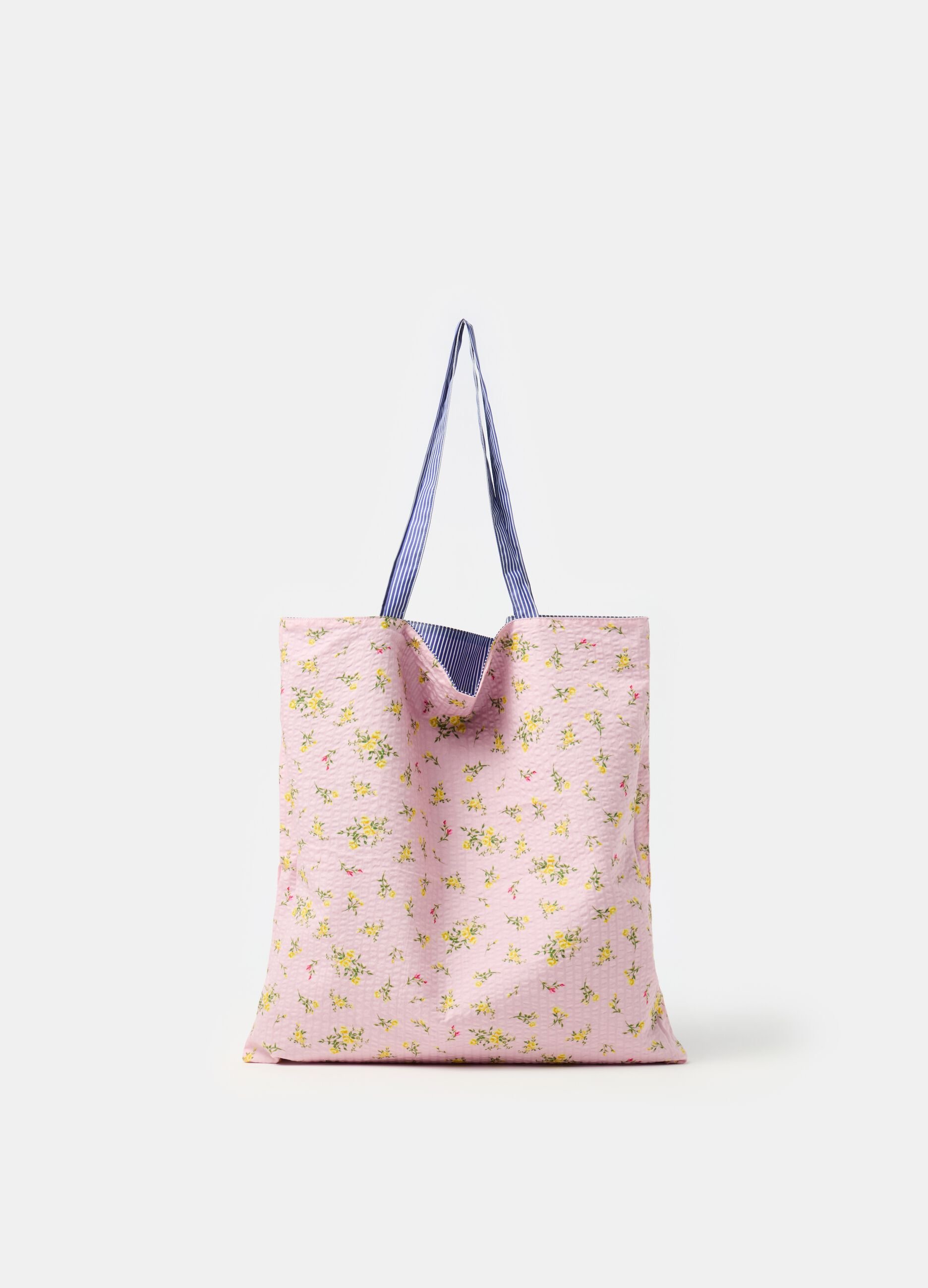 Shopper reversibile con stampa Quid