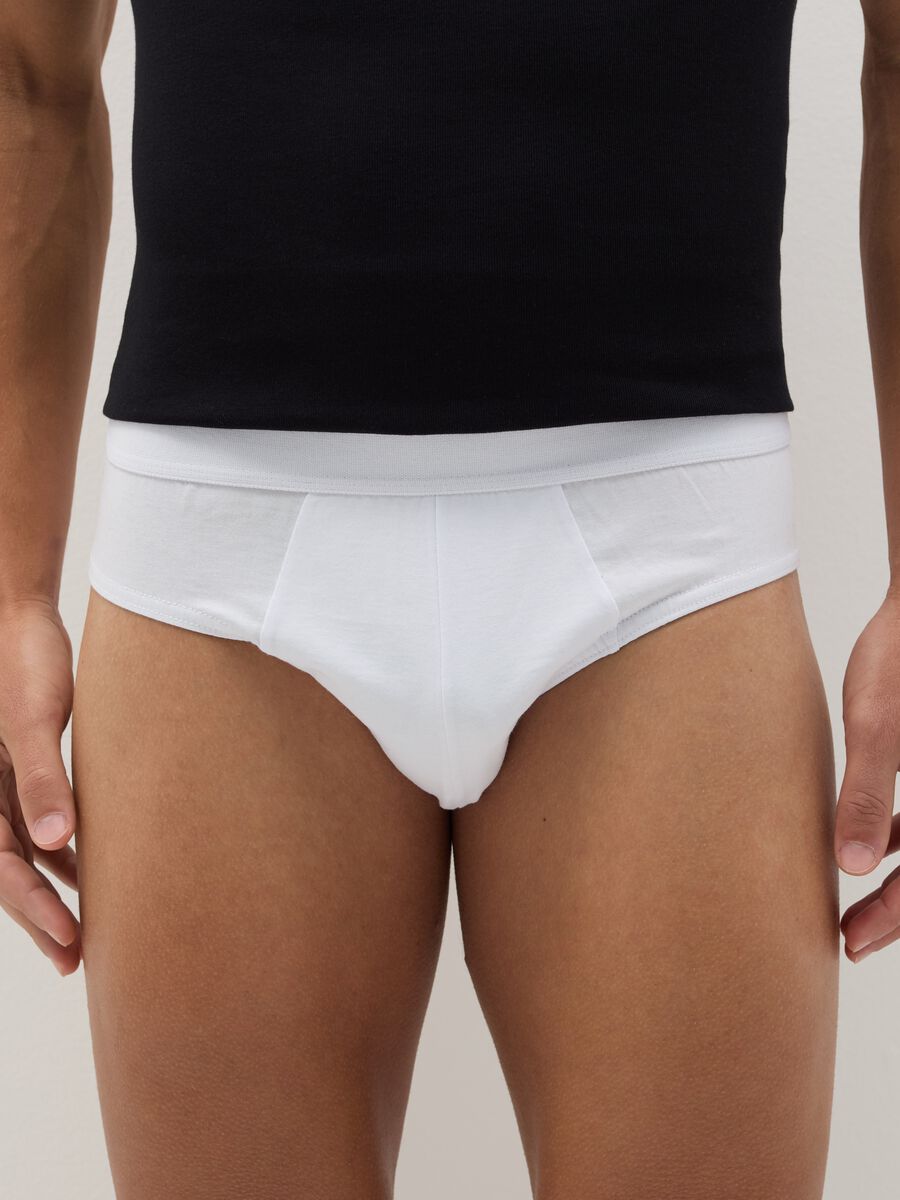 Three-pack briefs in organic cotton_1