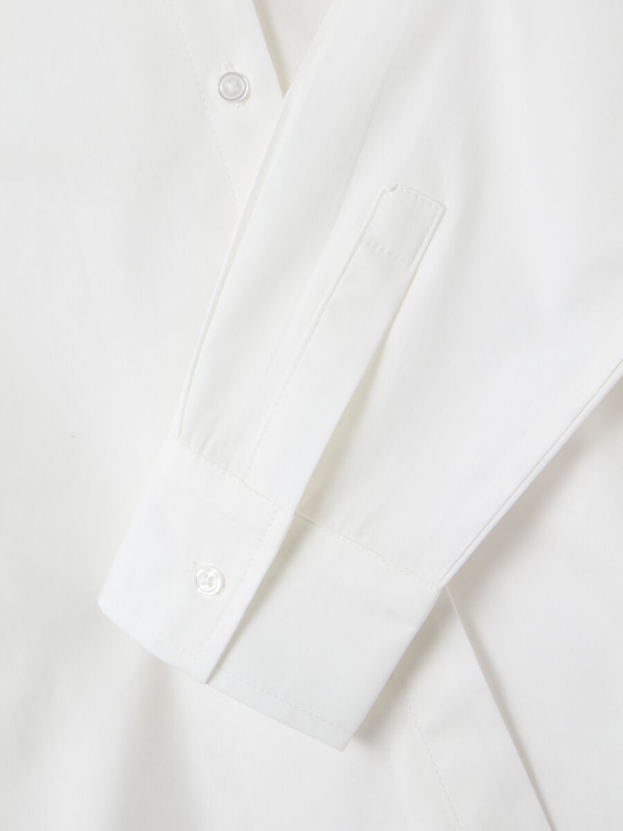 Cotton shirt with laces_5