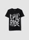 Black short-sleeve organic cotton T-shirt_0