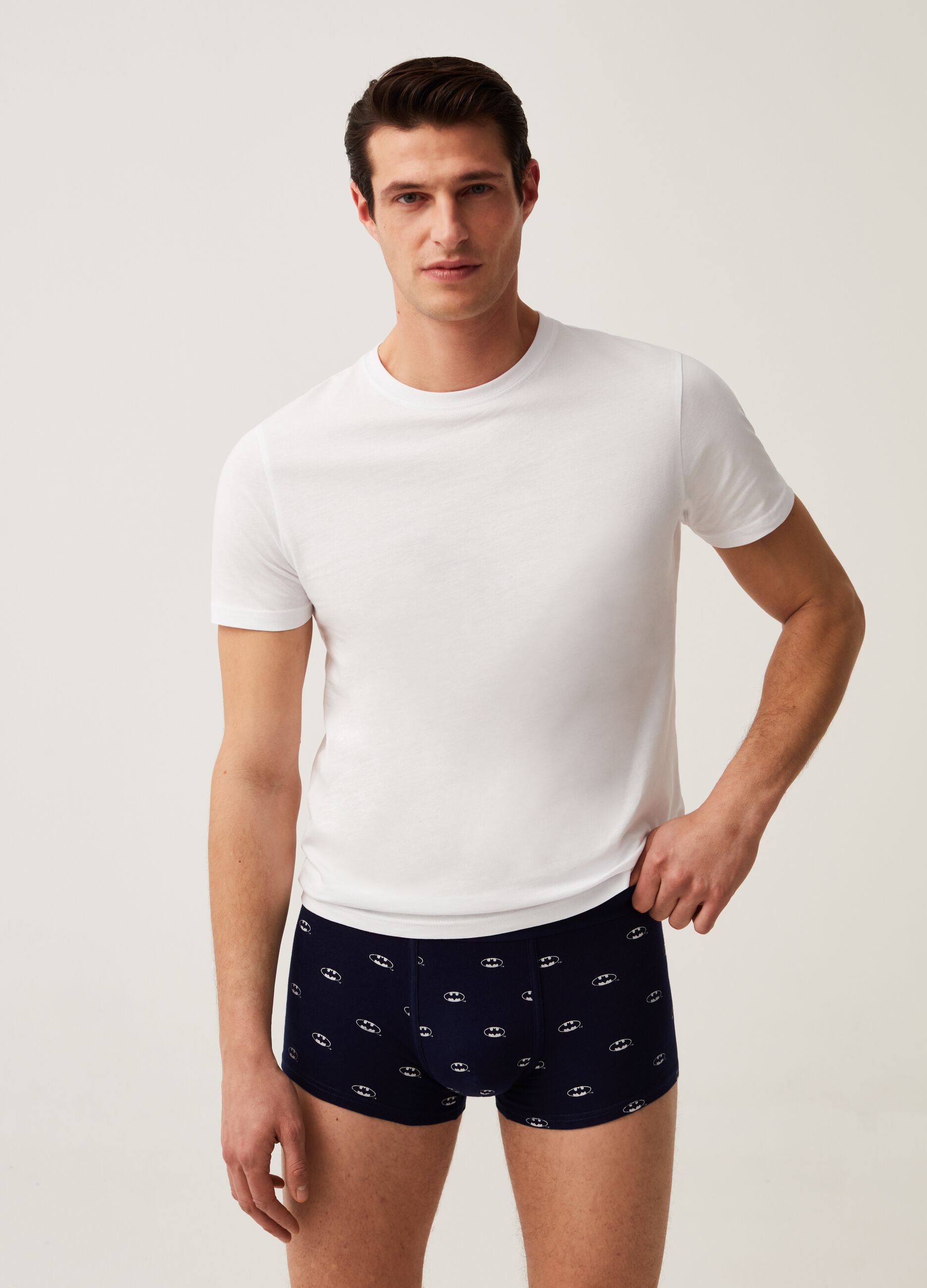 Boxer con stampa Batman all-over_0