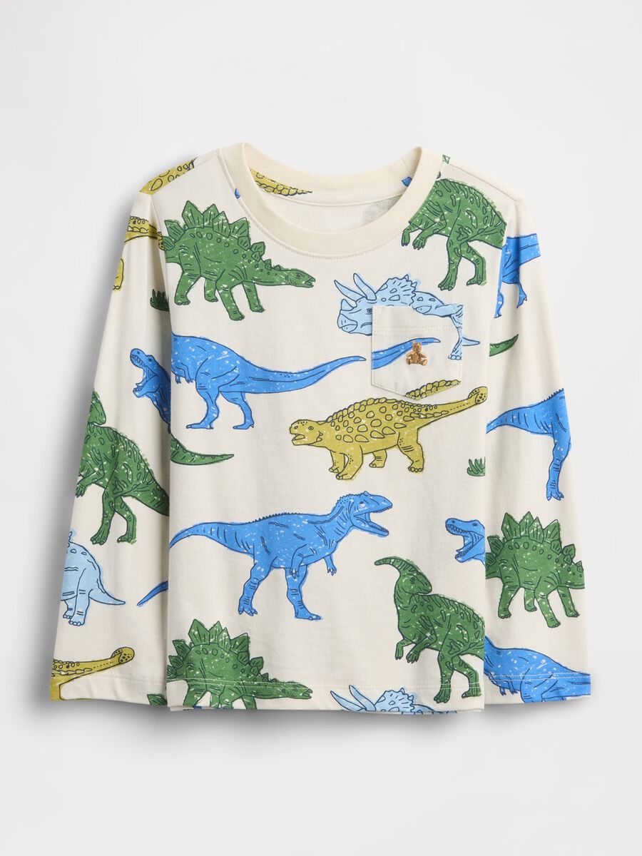 Multicolour dinosaur T-shirt_0