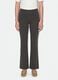 Grey flare trousers in stretch cotton_3