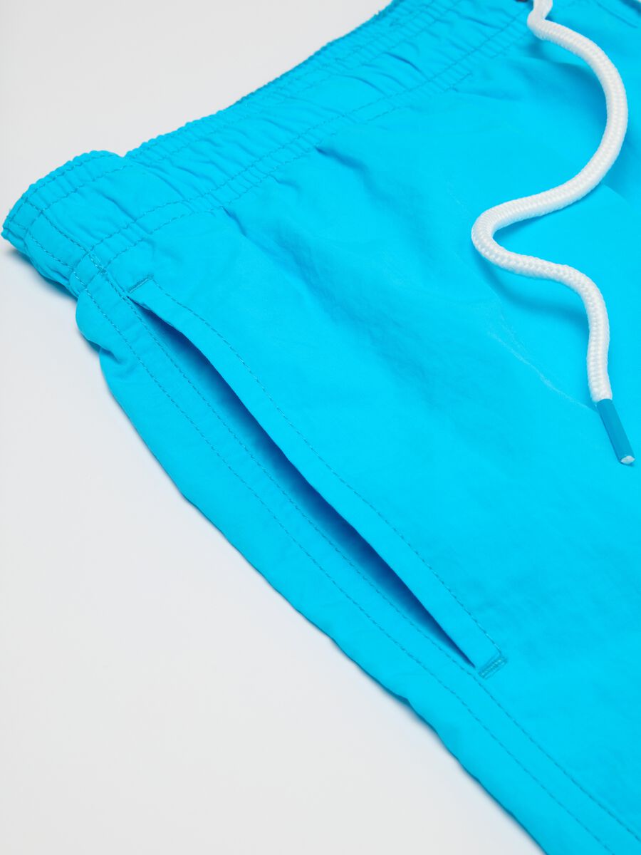 Men's regular fit light blue swim boxers_5